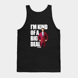 Anchorman Ron Burgundy I'm Kind Of A Big Deal Word Tank Top